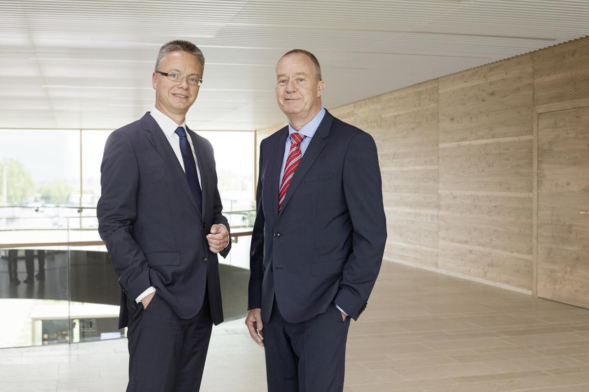Managing directors Dr Nicholas Matten (right) and Dr Kai Schiefelbein announced that Stiebel Eltron achieved a new record turnover in 2017, exceeding the half-a-billion euro mark for the first time.