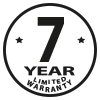 7-Year Limited Warranty
