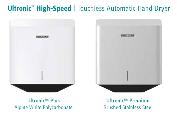 Available Ultronic Touchless Automatic Hand Dryer Finishes